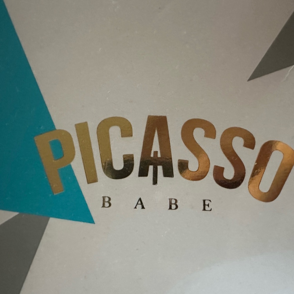 Picasso Babe Graphic Art knitted shoes